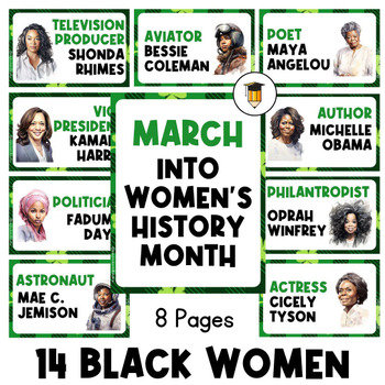 Preview of 15 Women's History Month Posters | Bulletin Board Display | Women's Day Decor