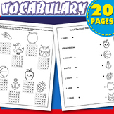 Vocabulary Activities: Word Search, Scramble, Missing Lett