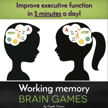 Preview of 15 Working Memory Brain Games: Improve executive function in 5 minutes a day!