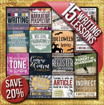 Preview of 15 Writing Lessons BUNDLE