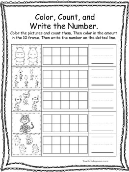 15 zoo themed math worksheets preschool pre k and kindergarten math