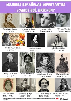 Preview of 15 mujeres españolas que hicieron historia