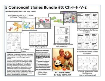 Preview of 15 week curriculum for phonemic awareness of consonants, English & Spanish