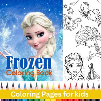 Printable Disney Frozen Coloring Pages Collection: Elsa, Anna, and Friends