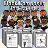 150 Black Composer Worksheets | Blues, Jazz, Classical & M