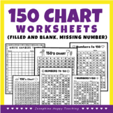 150 Chart Worksheets | filled and blank | Fill in the Miss