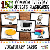 150 Common Everyday Objects Vocabulary Labeled Flashcards 