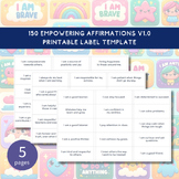 150 Empowering Affirmations for 3rd-5th Grade v1.0 | Print