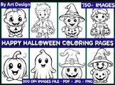 150 Happy Halloween Coloring Pages