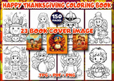 150 Happy Thanksgiving Coloring Book