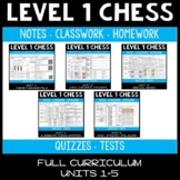 150+ Pages LEVEL 1 FULL CHESS CURRICULUM/CHESS WORKSHEETS