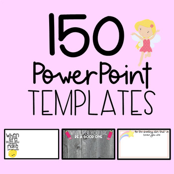 Preview of 150 Powerpoint // Google Slides Background Templates