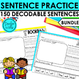 Decodable Sentence Building & Sentence Writing Practice - 