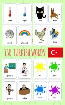 Preview of 150 essential Turkish words