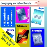 160+ geography worksheets