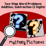 2-Step Word Problem 3 Digit Addition And Subtraction Math Centers Coloring Sheet
