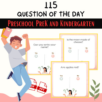 Preview of 155 Question of the Day for Preschool PreK and Kindergarten