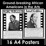 16 A4 Bulletin Board Posters - African American Groundbrea