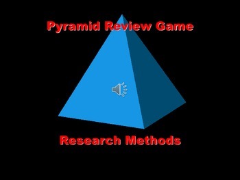 Preview of 16 Review Games for AP Psychology - Vocabulary Pyramids
