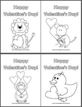16 Valentine's Day Animal Coloring Pages by MyAceStraw | TpT