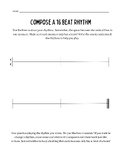 16-Beat Composition Worksheet