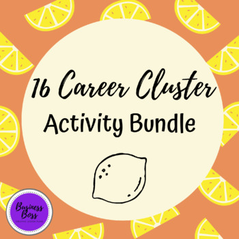 Preview of 16 Career Cluster Activity Bundle