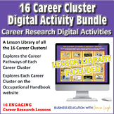 16 Career Cluster Research & Exploration Digital Activitie