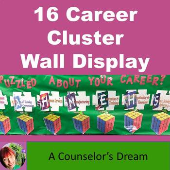 Preview of 16 Career Cluster Wall Display
