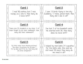 16 Common Core Math Scoot Activities for 2nd Grade! by Amy Montana