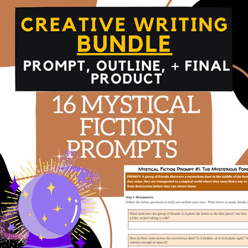 Preview of 16 MYSTICAL FICTION CREATIVE WRITING PROMPTS -- BUNDLE!! --