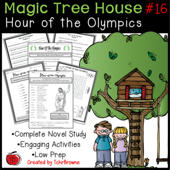 Preview of #16 Magic Tree House- Hour of the Olympics Novel Study