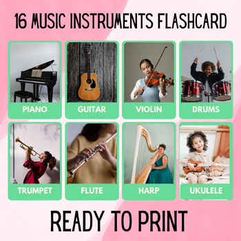 Preview of 16 Music Educational Printables Flashcards Educational Activities Montessori