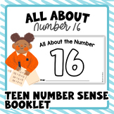 16 | Number Sense Booklet | Teen Numbers for PreK & Kinder