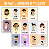 16 Pastel Emotions Flashcards