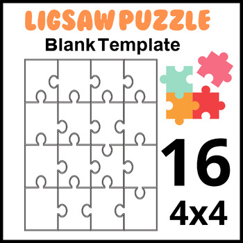 30 Piece Blank Jigsaw Puzzle Template by LailaBee