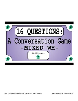 Preview of 16 Questions: A Conversation Game-Mixed WH