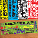 16 Reading Strategies: Bookmark Cheat Sheet Pack: 5 design