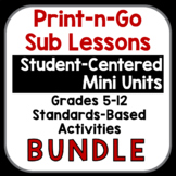 16 Ready to Go Lessons for Subs - Huge Bundle