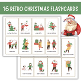 16 Retro Christmas Flashcards