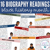 16 Spanish Black History Month Readings / Biographies for 