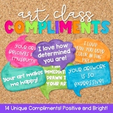 Art Room Posters - Ways to Compliment an Artist Bulletin B