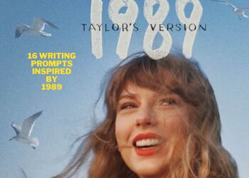 Preview of 16 Writing Prompts Inspired by Taylor Swift's album 1989, bellringers, homework