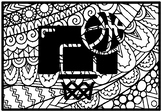 160 Basketball Coloring Pages