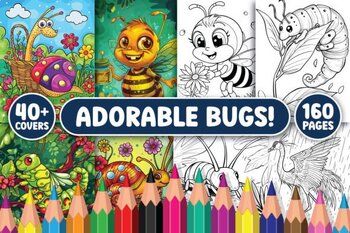 Preview of 160 Bugs Coloring Pages summer coloring sheets 2024 for kids