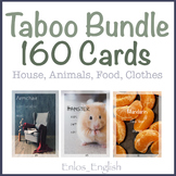 160 First Nouns Taboo Flash Cards Bundle ESL