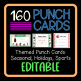 160 PUNCH Cards: Classroom Management, Behavior Management