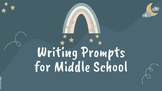 160 Writing Prompts for Middle School - Multi-genre, high 