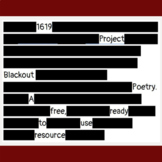 1619 Project Blackout Poetry