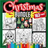 163 Christmas Coloring Pages, A lot of fun Coloring Sheets