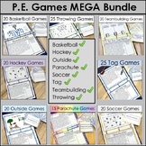 165 Elementary Physical Education Games MEGA Bundle